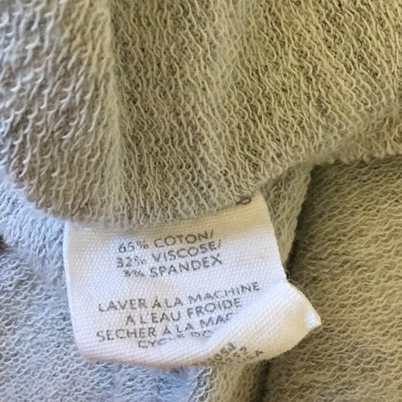 ANTHROPOLOGIE cozy tie front sweatshirt - Picture 4 of 4